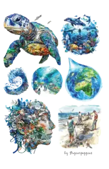 Blue Craft Stickers – Exclusive Best for Nature Lovers