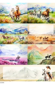 Horse de Vour Craft Stickers: Pastel Sheets for Journaling Horse de Vour Craft Stickers: Pastel Sheets for Journaling