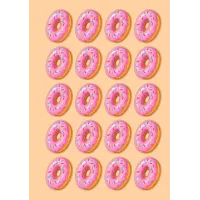 Delightfully Doughnuts Pink Parade Sticker Sheet: Craft Stickers for Journaling, Kids, and Wacky Donut-themed Paper Sheets Delightfully Doughnuts Pink Parade Sticker Sheet: Craft Stickers for Journaling, Kids, and Wacky Donut-themed Paper Sheets